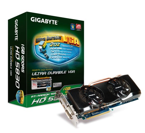 Gigabyte HD5830 Gigabyte HD5830
